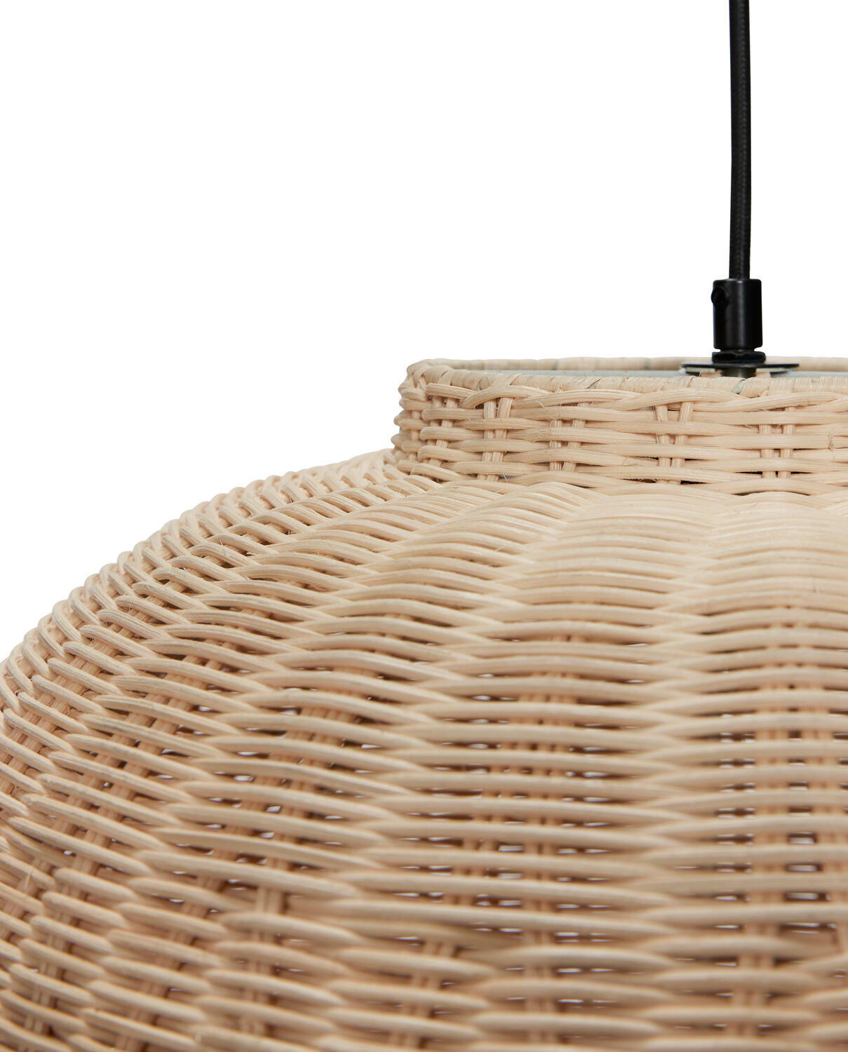 Chand rund pendel, Natur - H43 cm