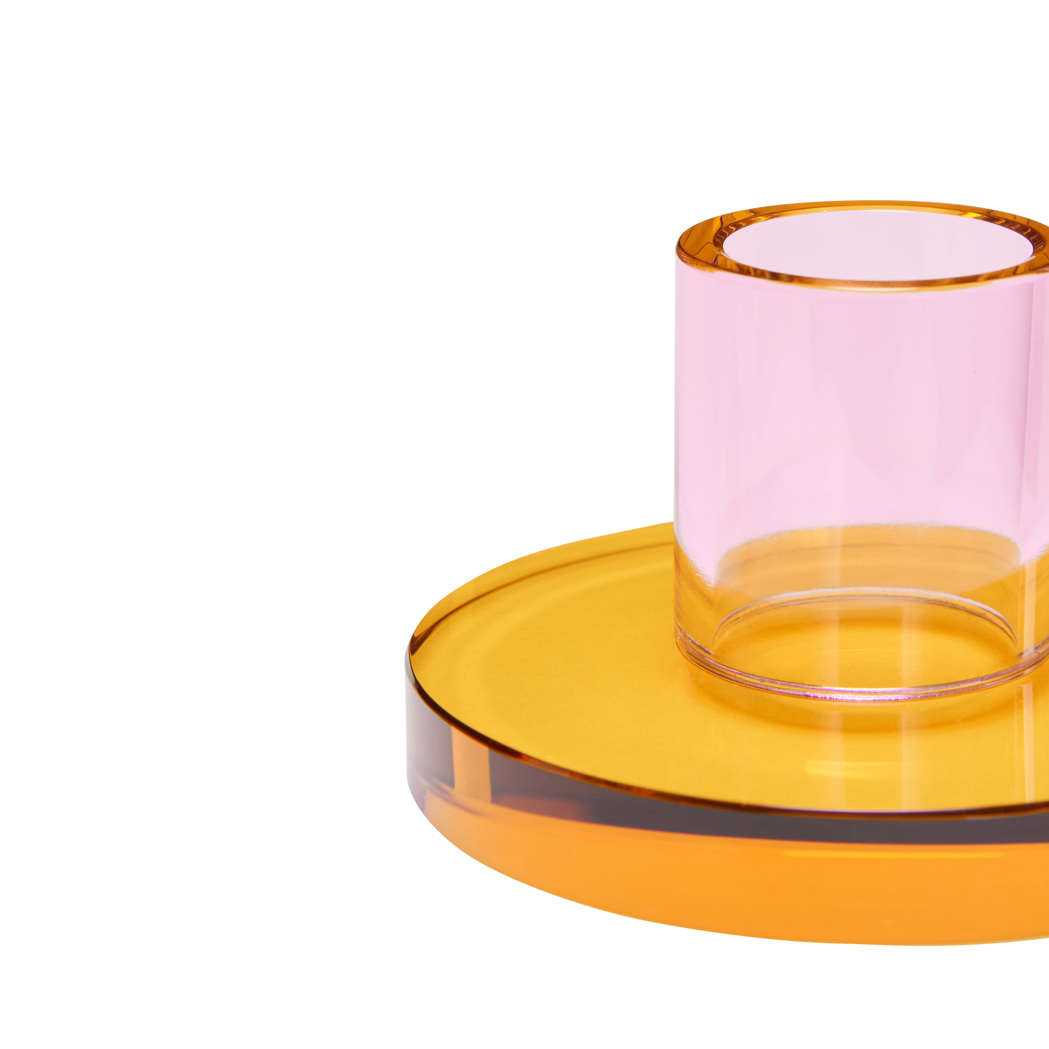 Astra lysestage, lille - pink/orange
