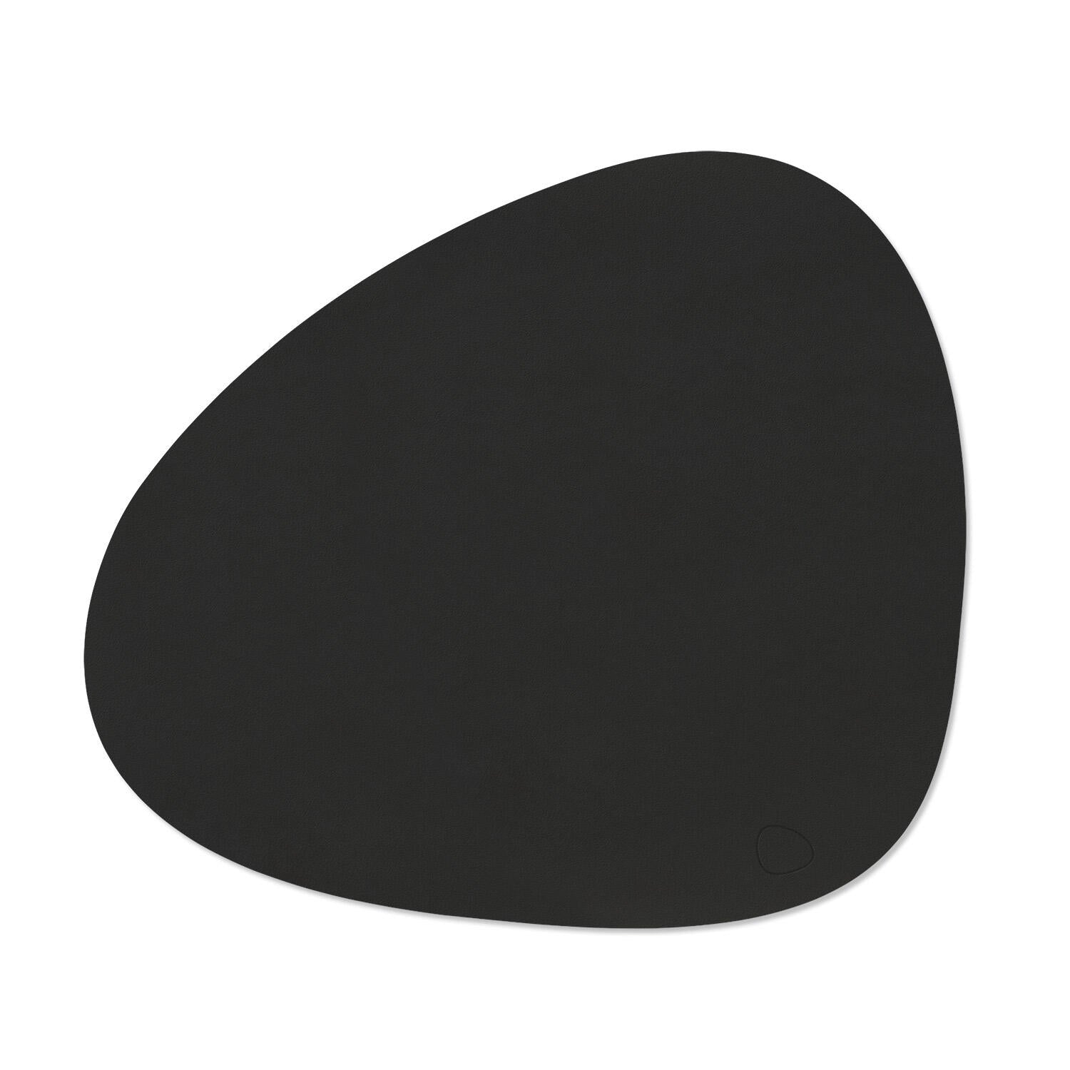 Nupo mat stor dækkeserviet, curve - Black Ink