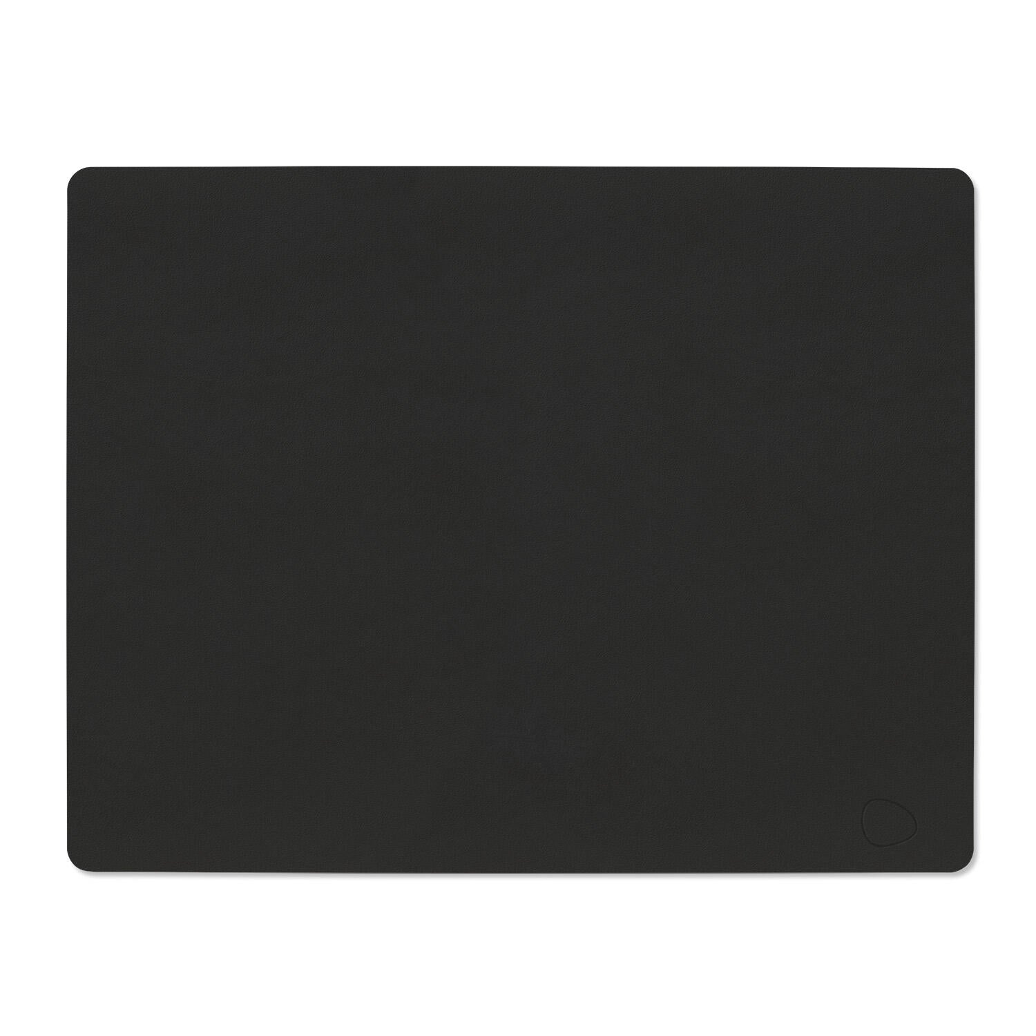 Nupo mat stor dækkeserviet, square - Black Ink