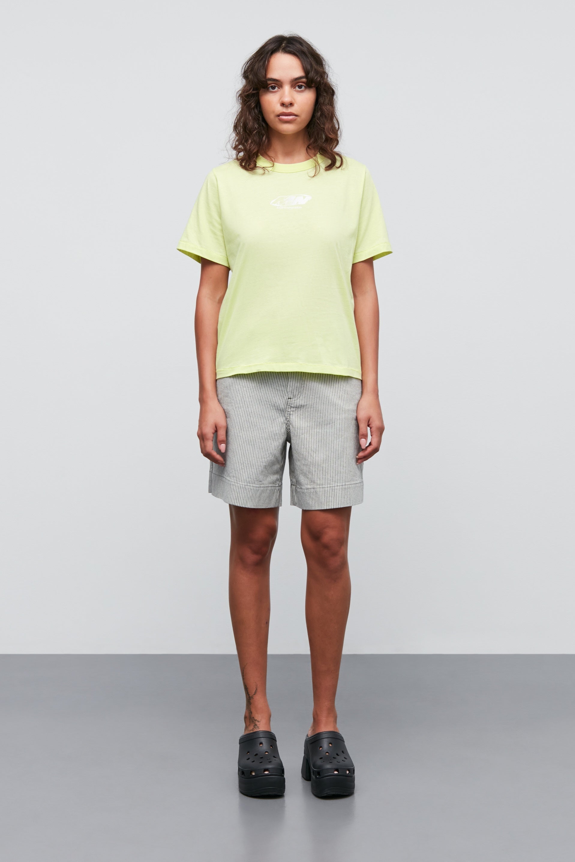 Bromi Palu shorts - Four Leaf Clover/Whitecap Grey