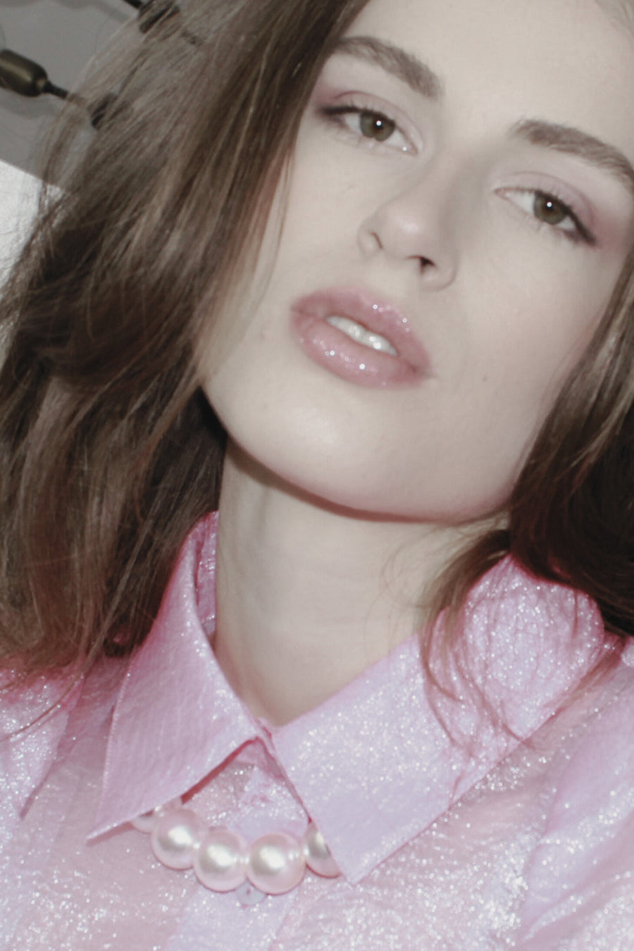 Joy Balanced perlehalskæde - forgyldt