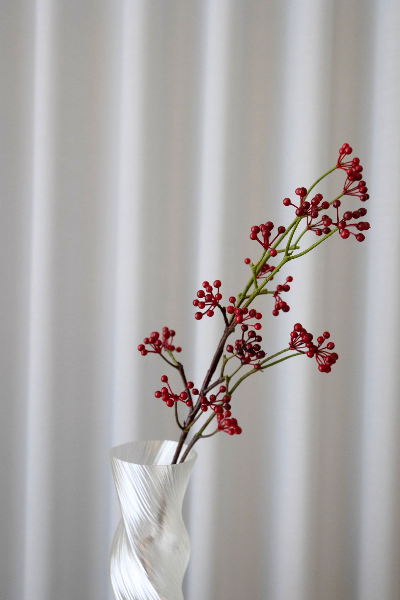 Kunstig bærgren - rød