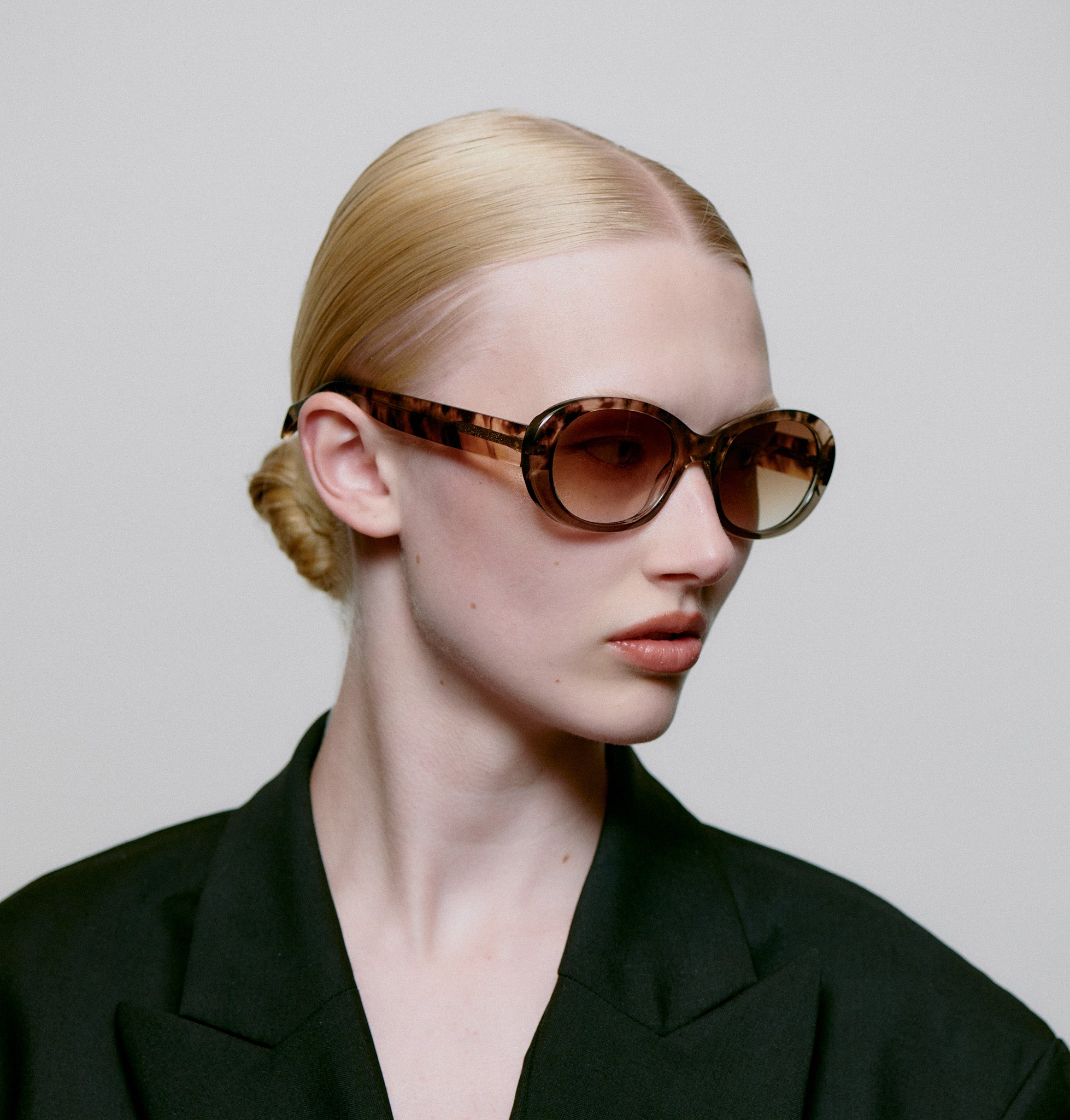 Anma solbrille - Coquina/Grey transparent