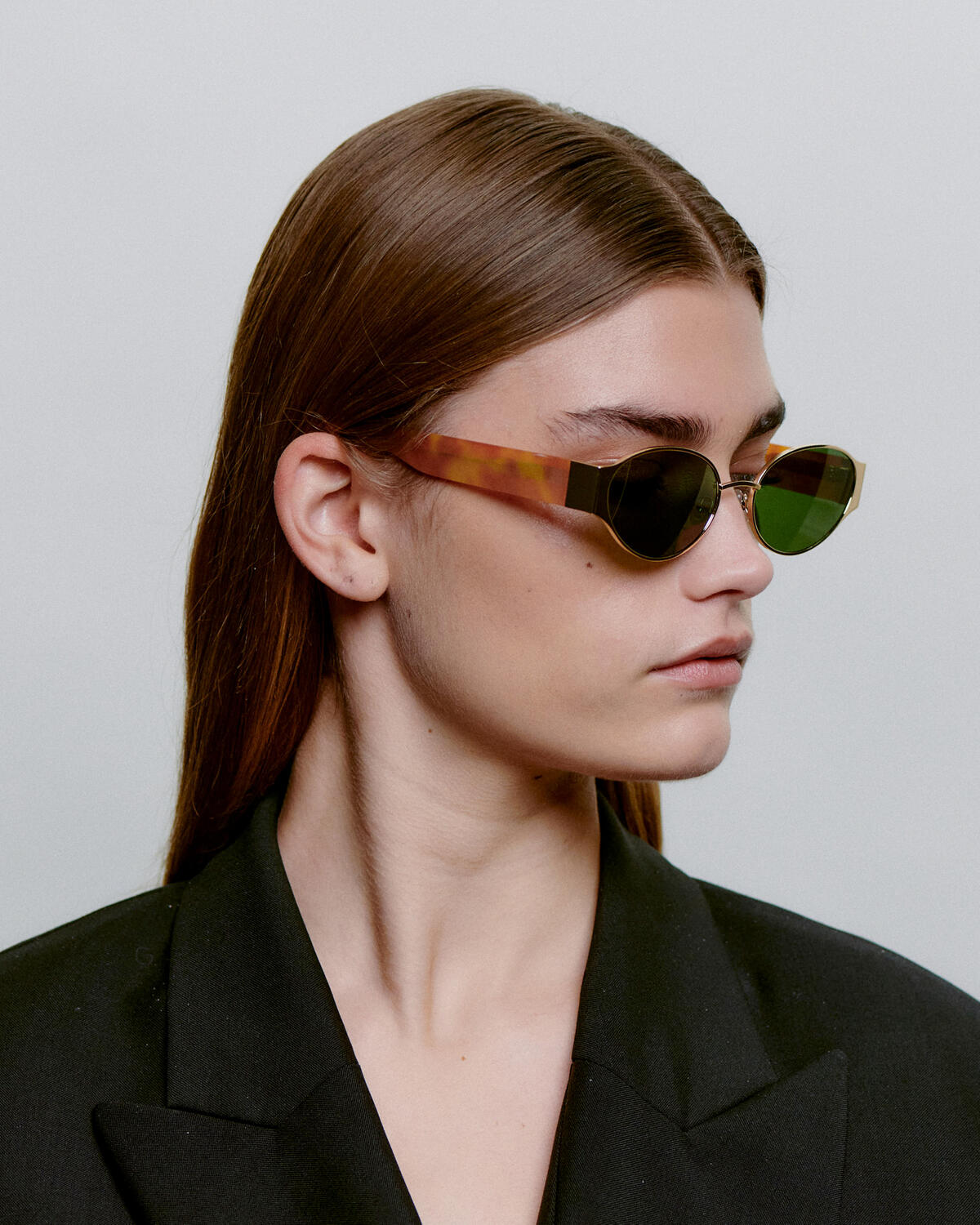 Bella solbrille - Gold Burnt Amber
