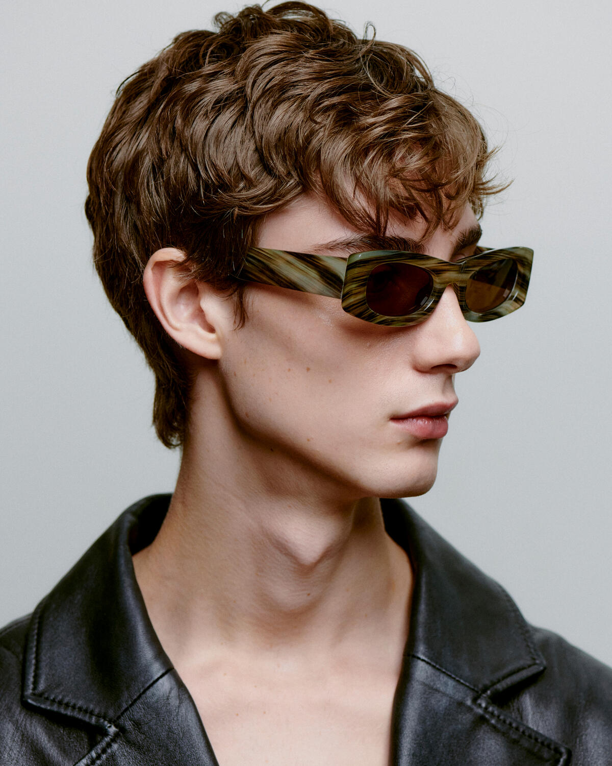 Frida solbrille - Striped Horn