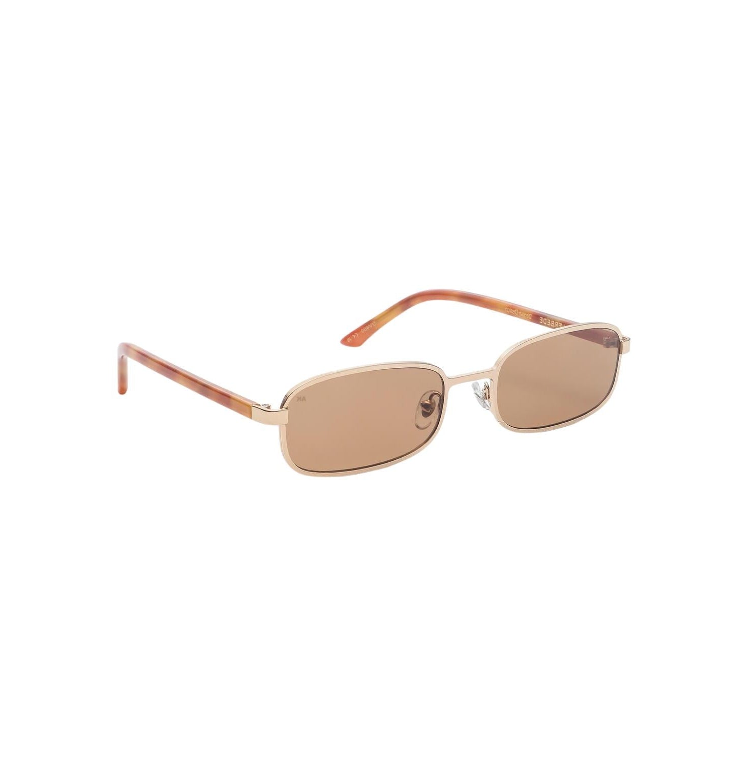 Noah solbrille - Gold Burnt Amber