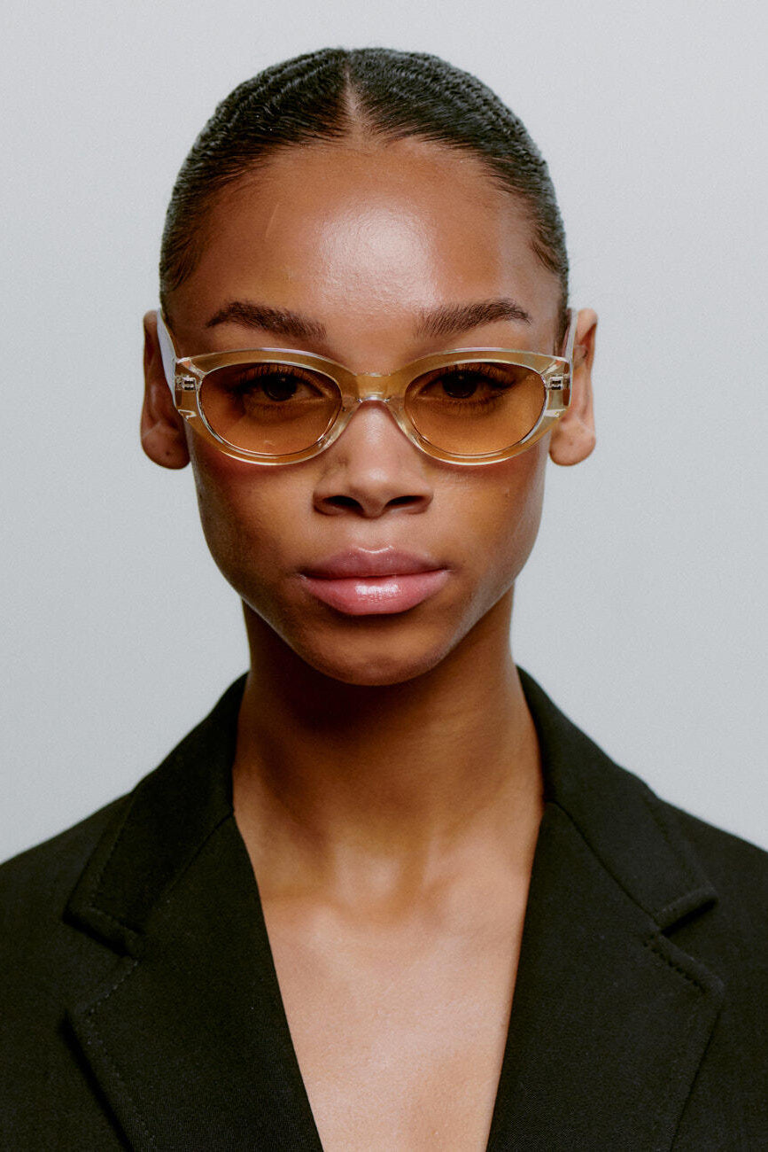 Winnie solbrille - Ecru Transparent