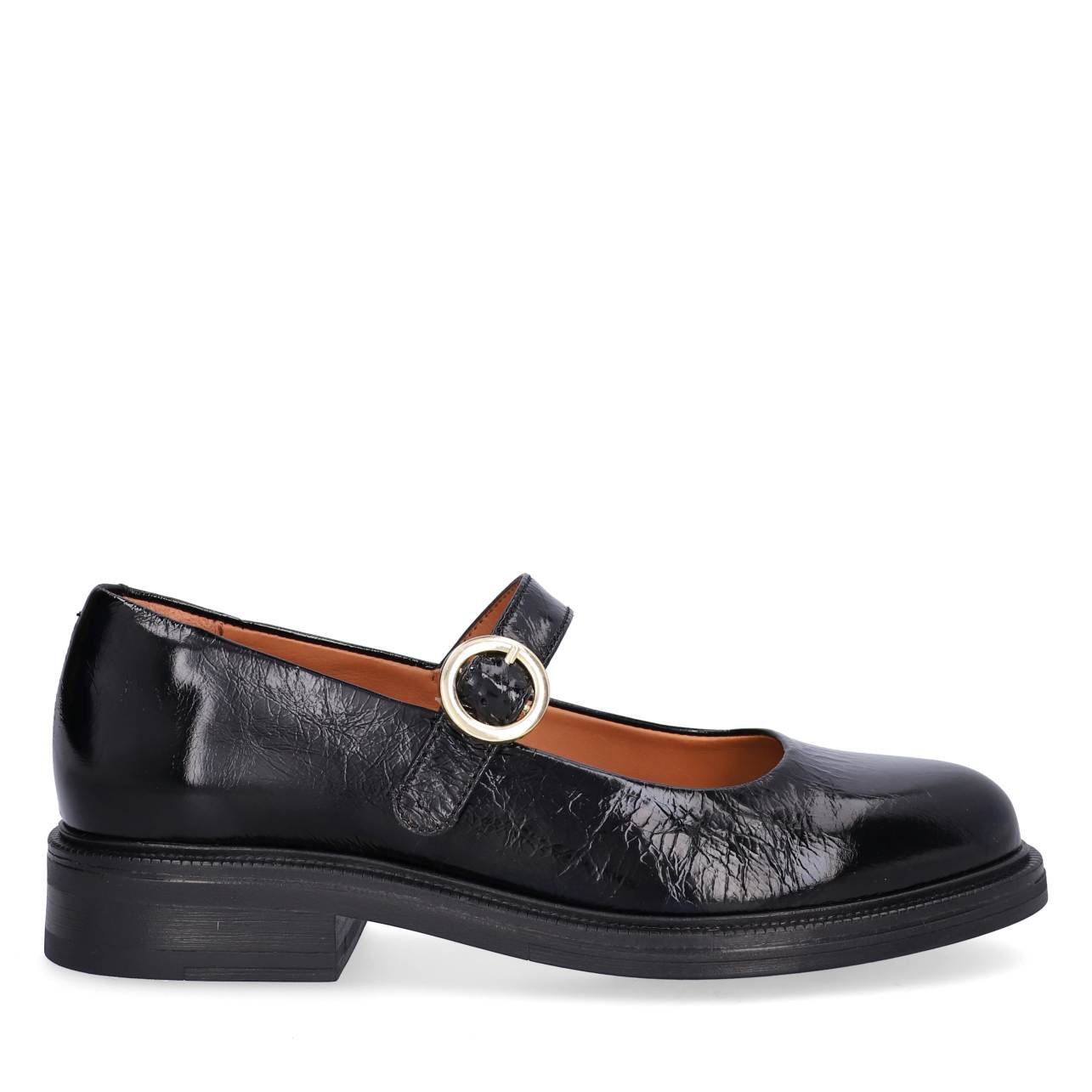 A7016 Mary Jane loafers - Black Naplack 260