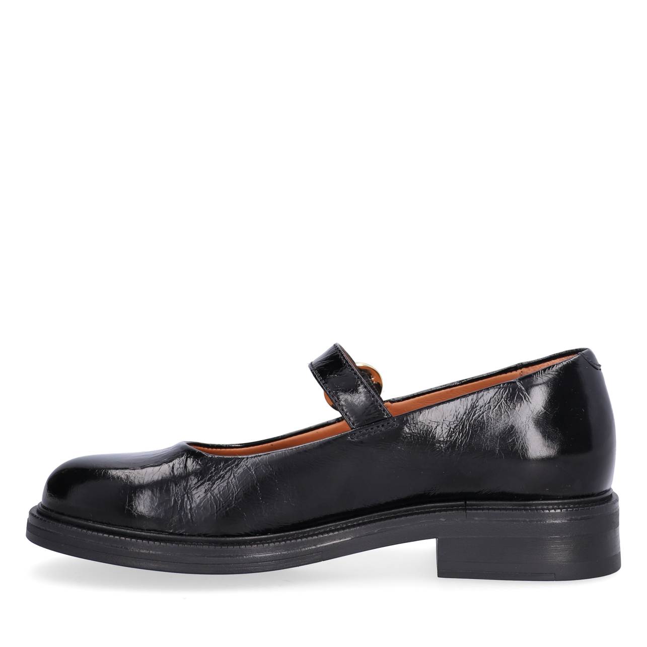 A7016 Mary Jane loafers - Black Naplack 260