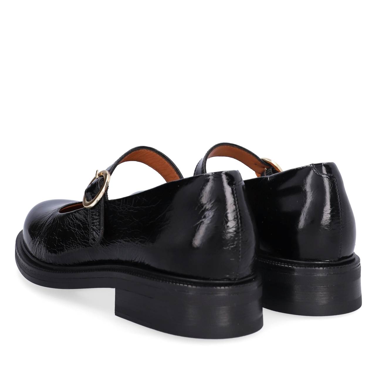 A7016 Mary Jane loafers - Black Naplack 260