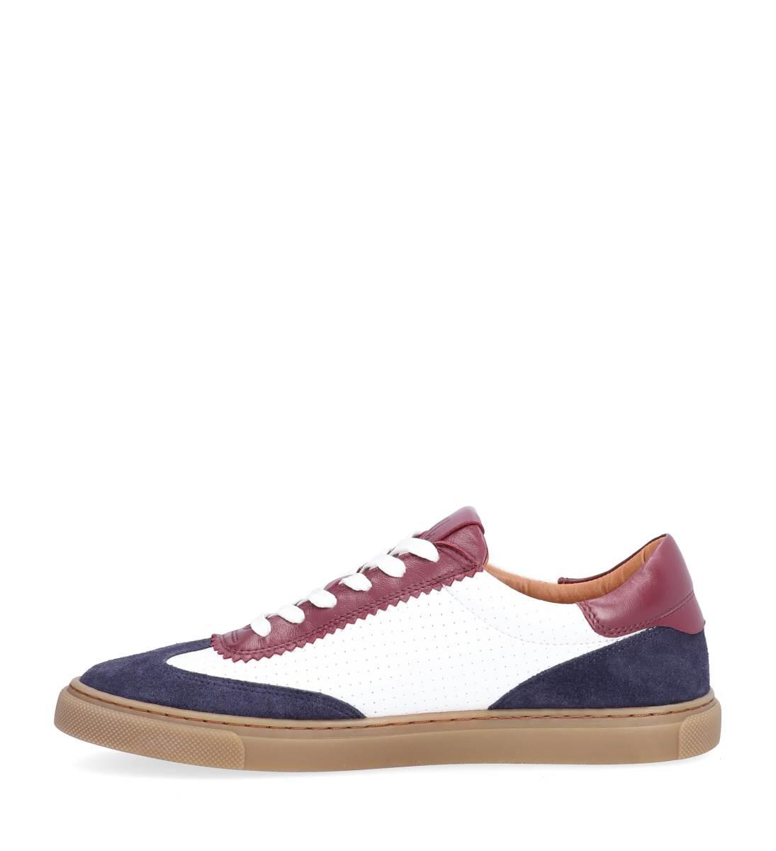 Sneakers - Navy/White/Bordo Comb 581