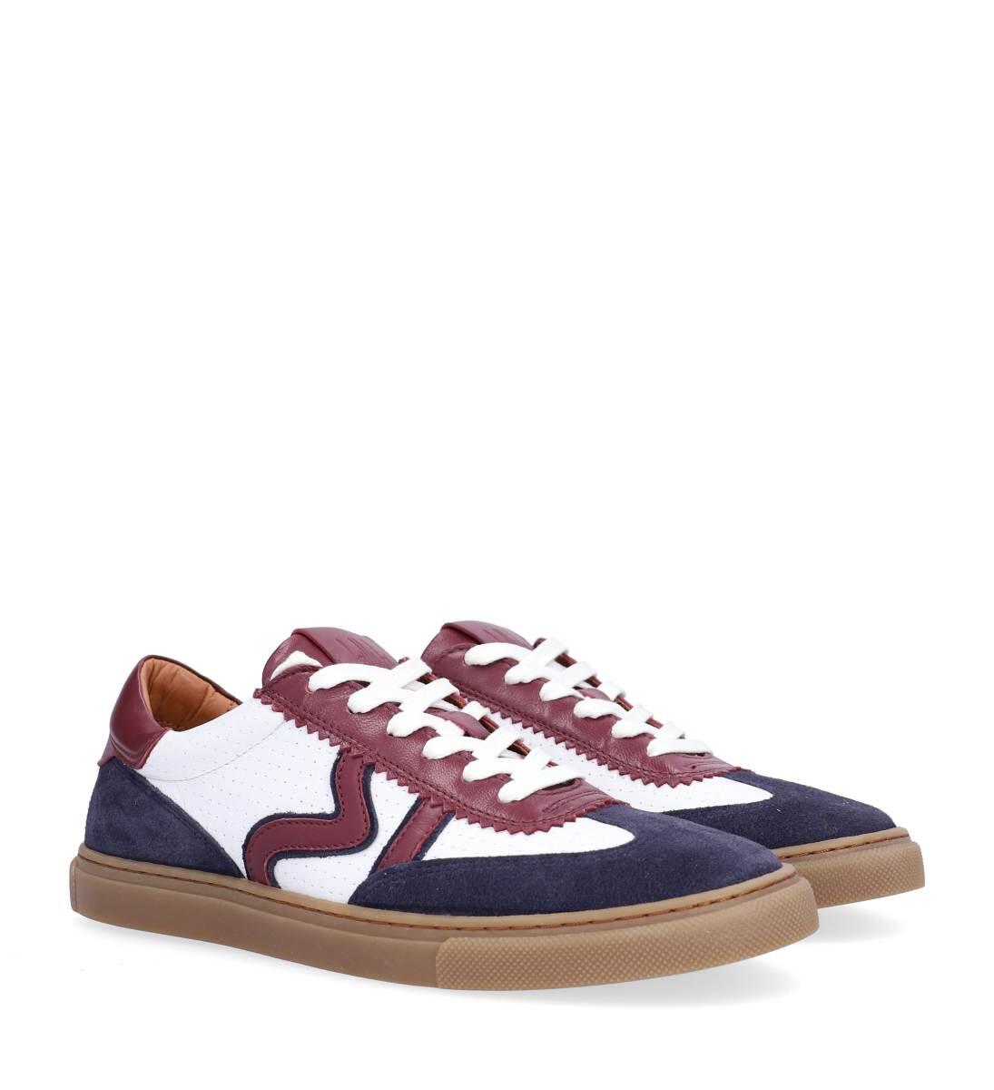 Sneakers - Navy/White/Bordo Comb 581