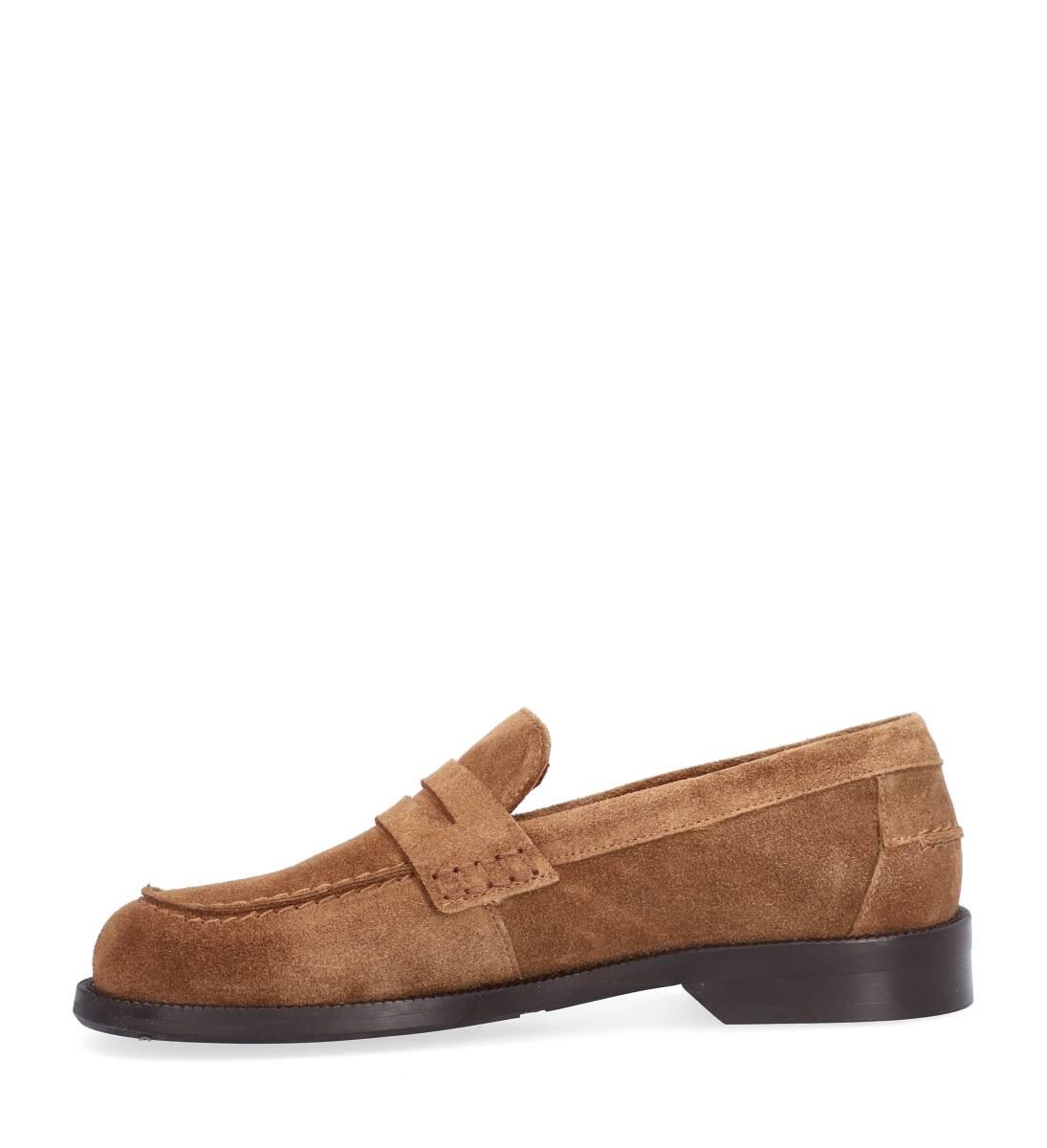 A9010 loafers - Tabac Babysilk Suede 555