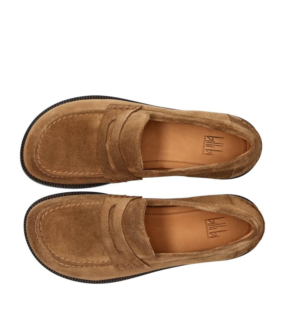 A9010 loafers - Tabac Babysilk Suede 555