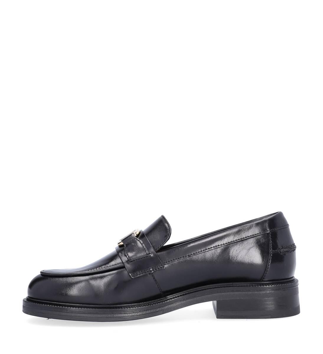 Loafers med spænde - Black Calf 80