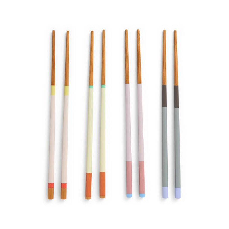 Colour spisepinde, 4 sæt – Pastel