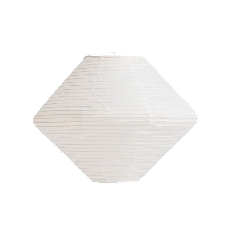 Diamond rispapirlampe - hvid