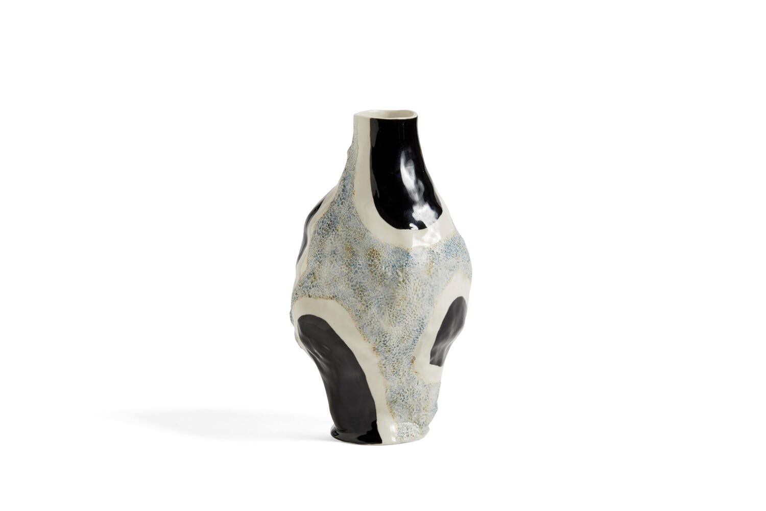 x Jessica Hans vase, Glossy Cow - H27 cm