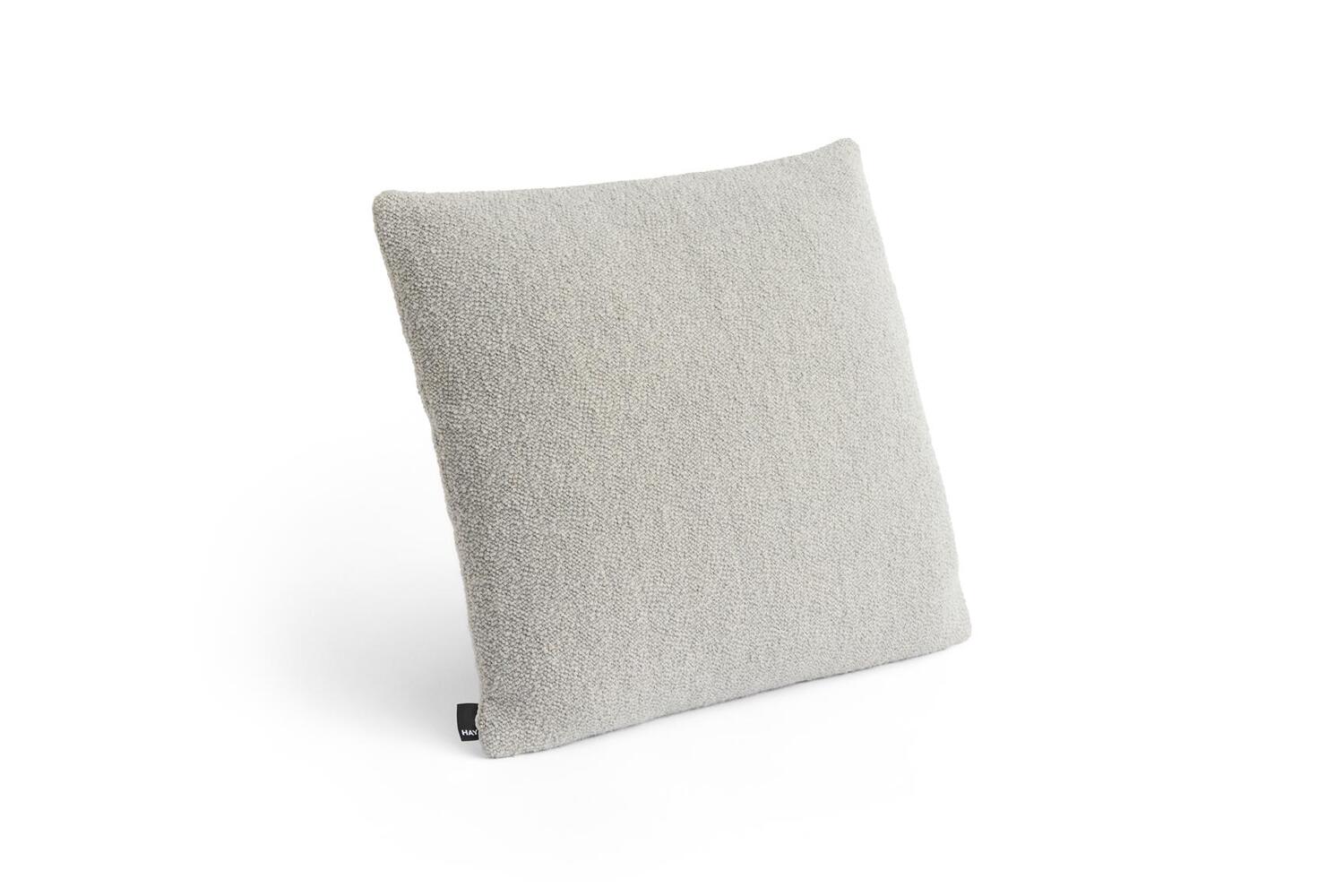 Texture pude, 50 x 50 cm - lysegrå