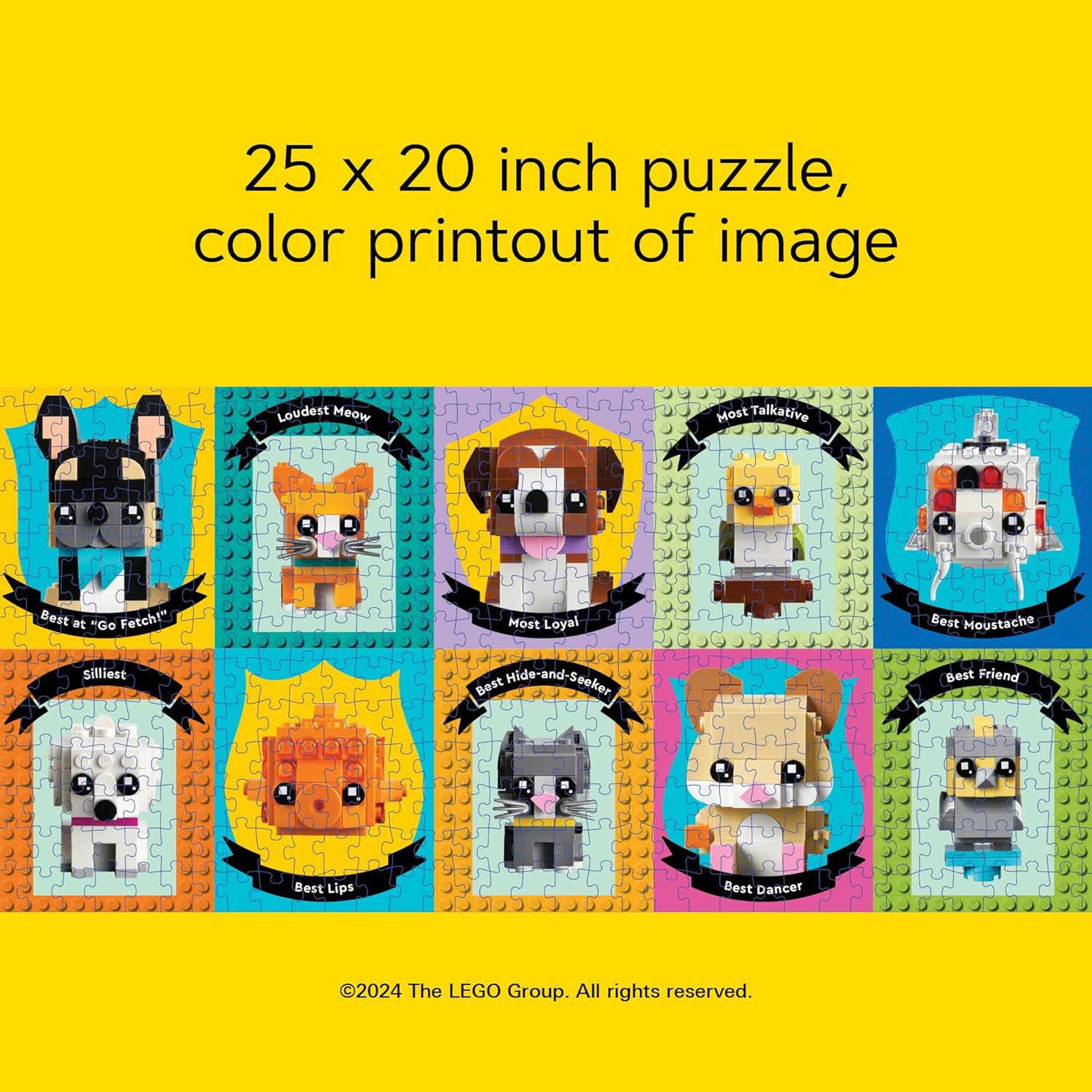 Lego Pet Pals puslespil - 1000 brikker