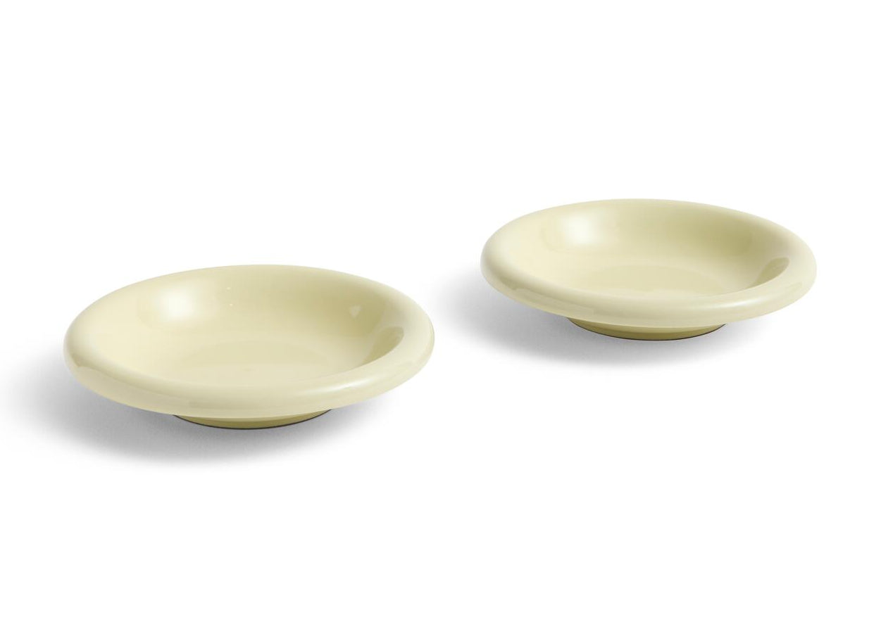 Barro dybe tallerkener, Pistachio - 2 stk