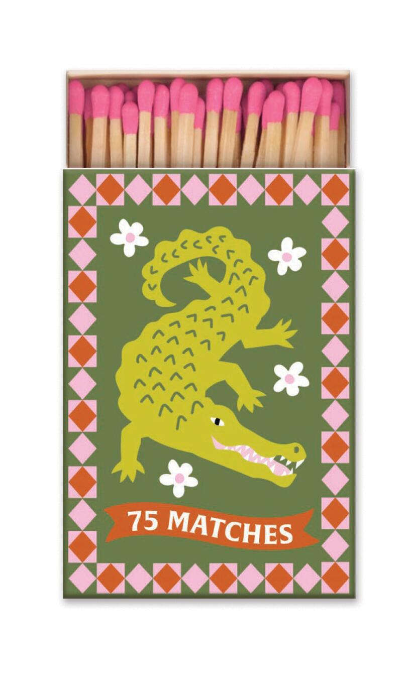 Adopo Crocodile tændstikker, 75 stk. - Pink