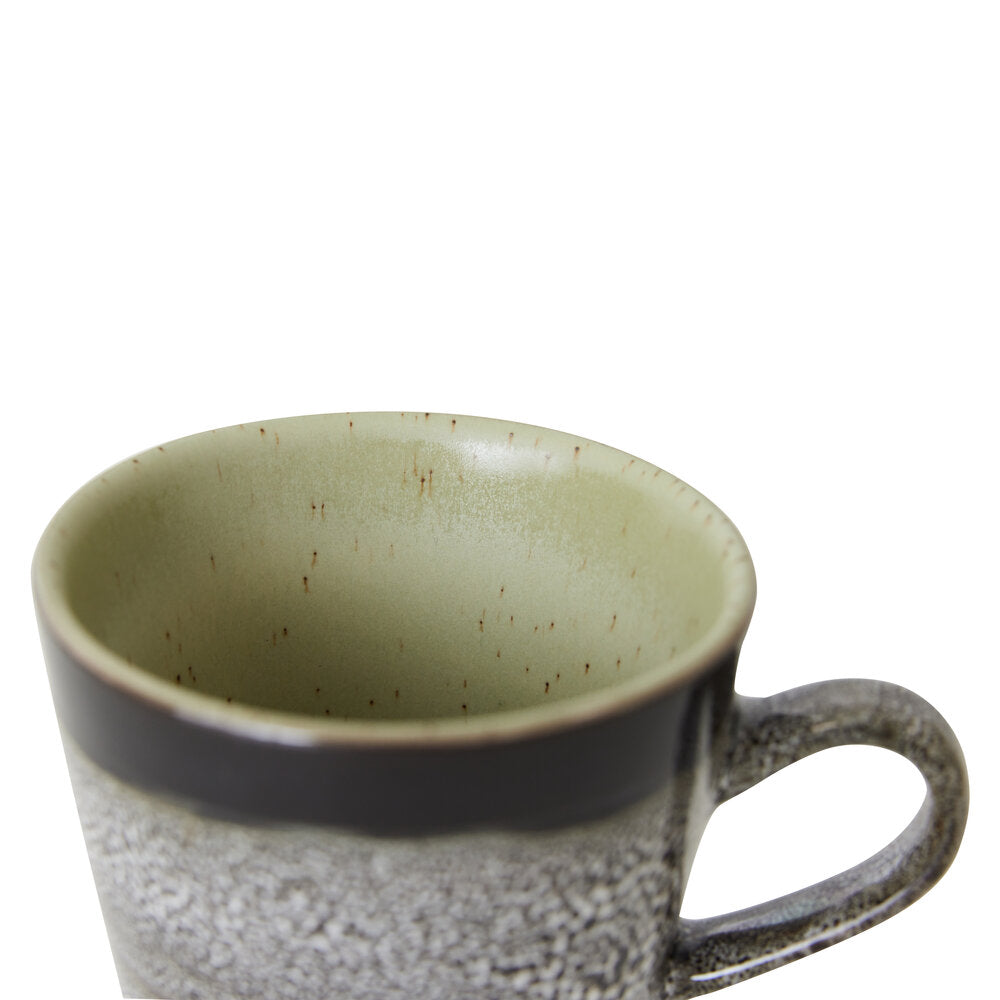 Rock on Americano kaffekrus - Sort/hvid