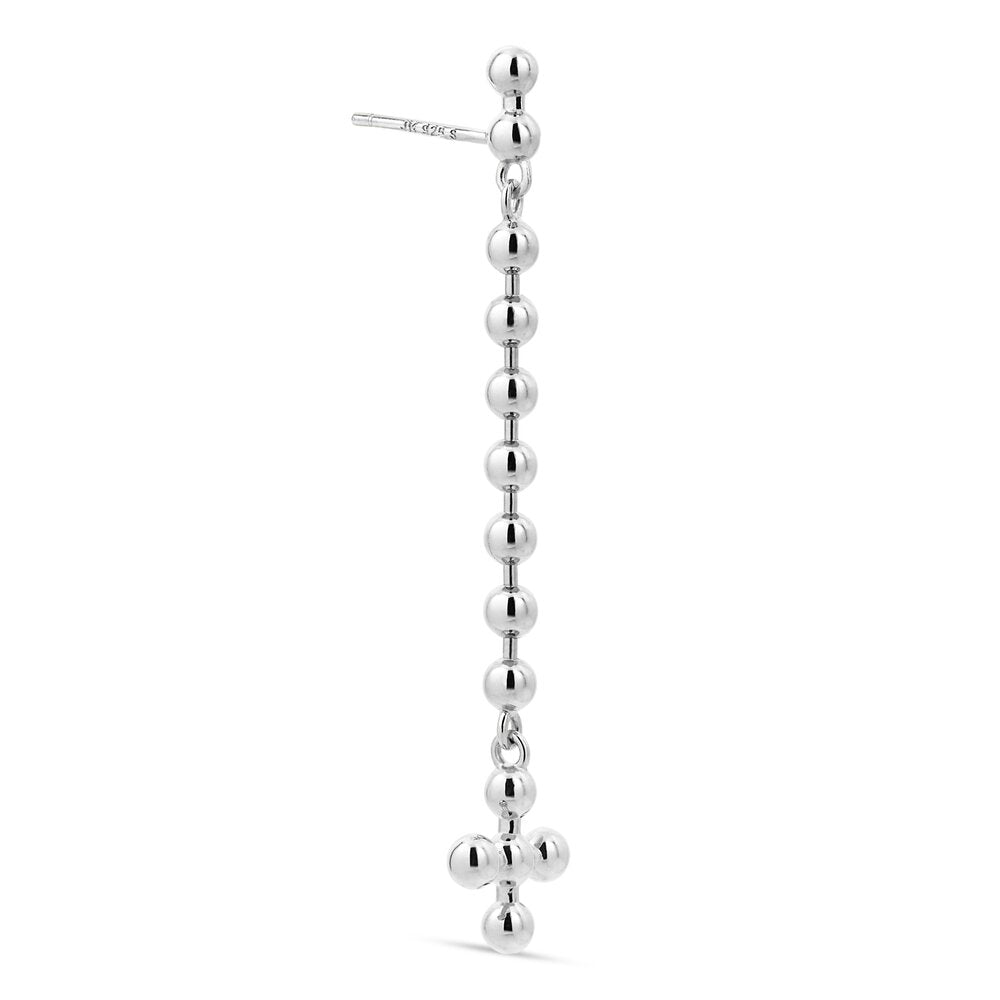 Atomic Chain hængeørering - sølv
