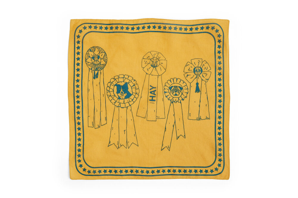 Hundetørklæde - gul