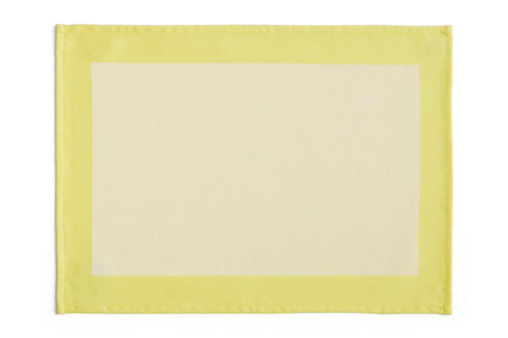 Ram dækkeserviet - gul