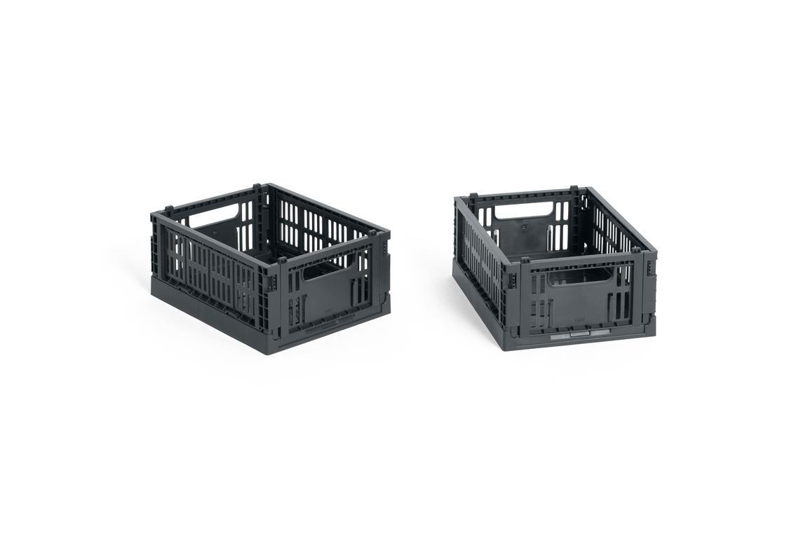 Colour Crate Mini kasse, 2 stk - Charcoal