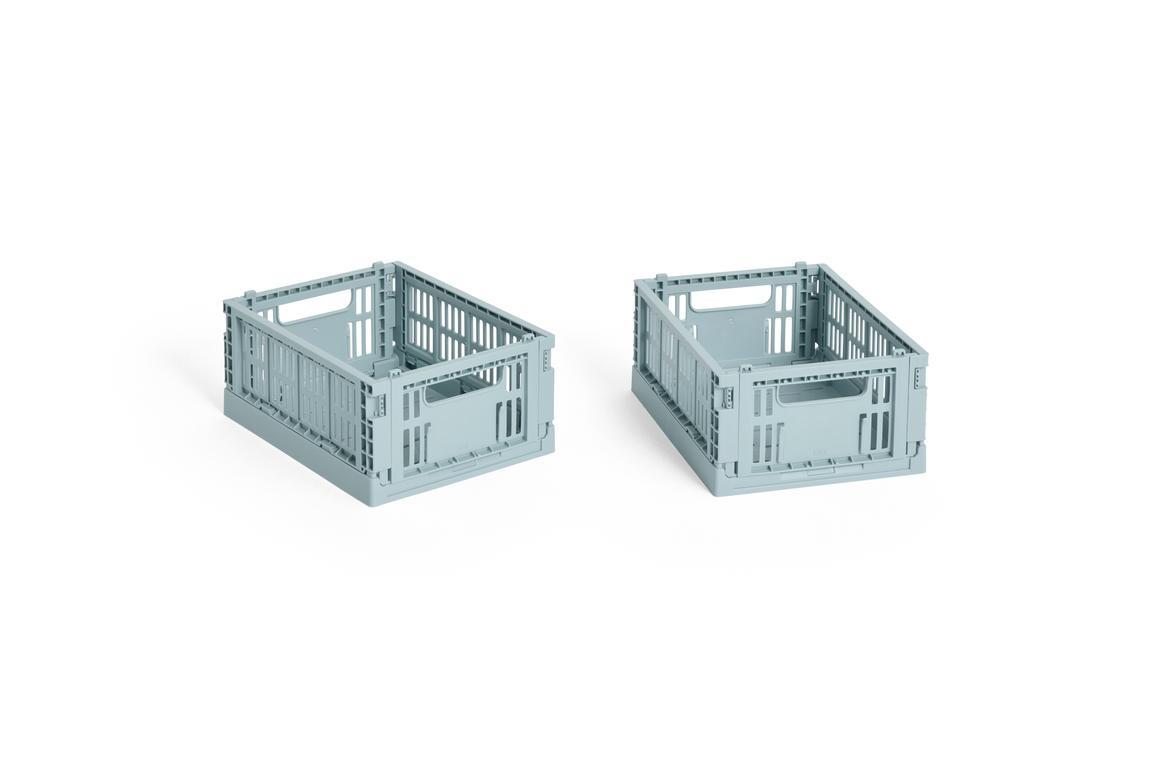 Colour Crate Mini kasse, 2 stk - Dusty blue