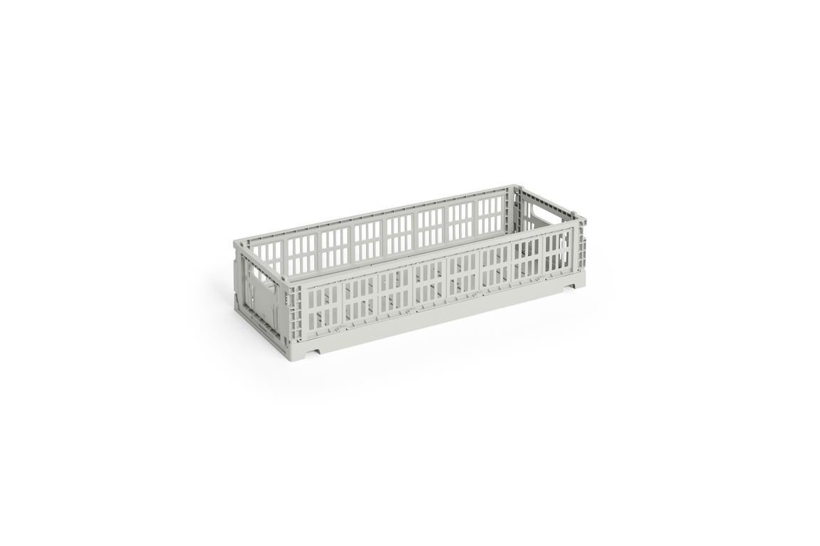 Colour Crate Oblong kasse, mini - Grey
