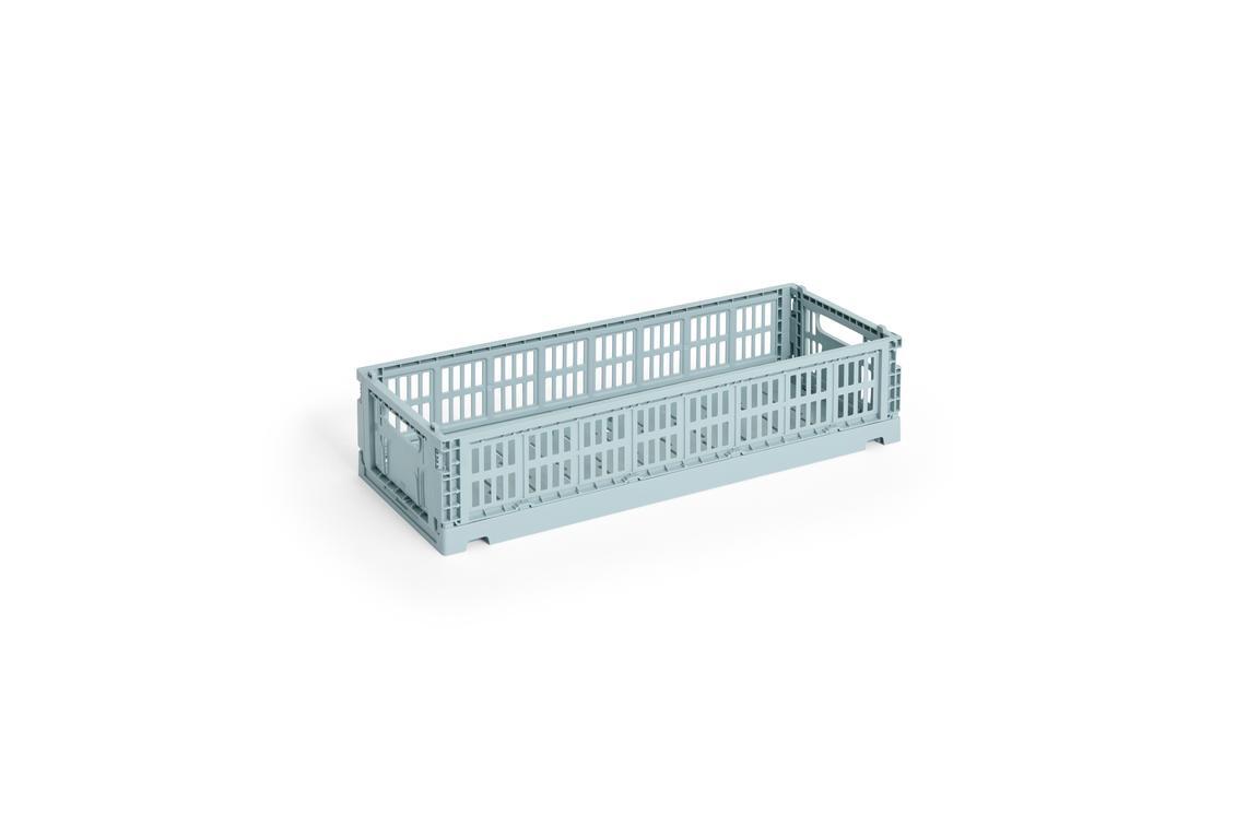 Colour Crate Oblong kasse, mini - Dusty blue