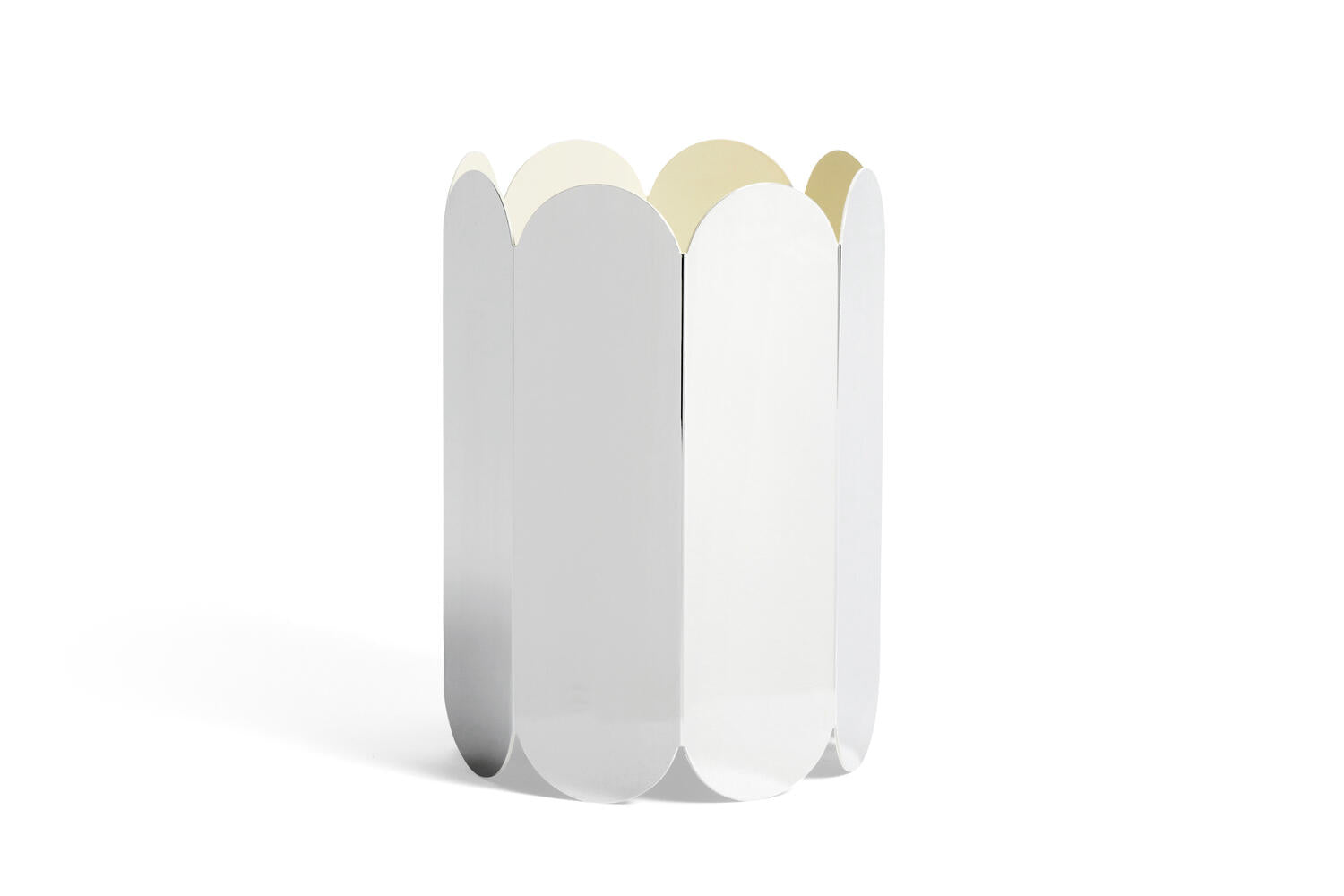 Arcs vase, Mirror - H25 cm