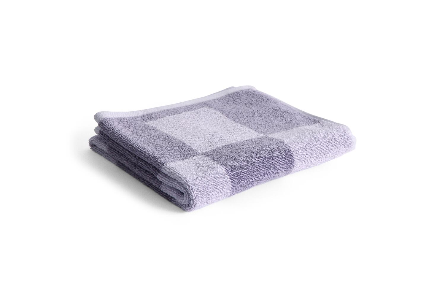 Check håndklæde - Lavender