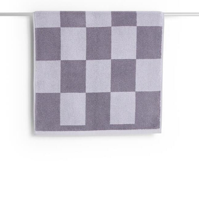 Check bademåtte, Lavender - B50 x L90 cm.
