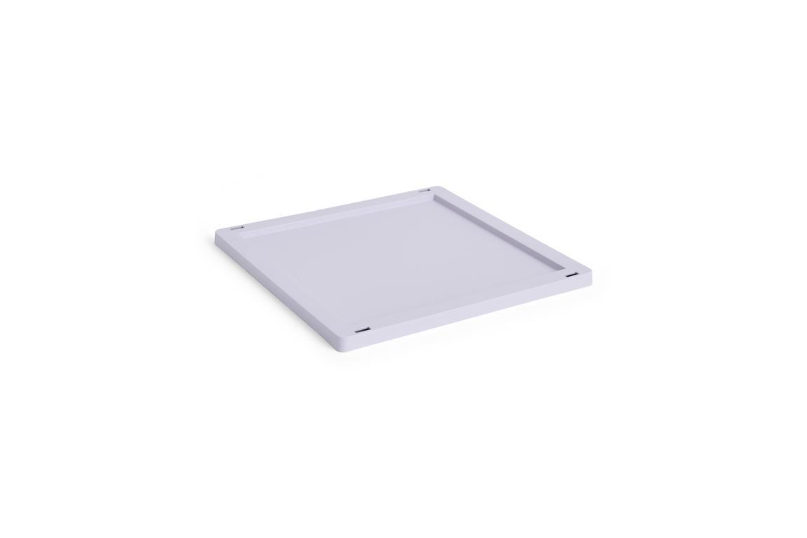 Colour Crate Plastic Square/Cube låg, M - Lavender
