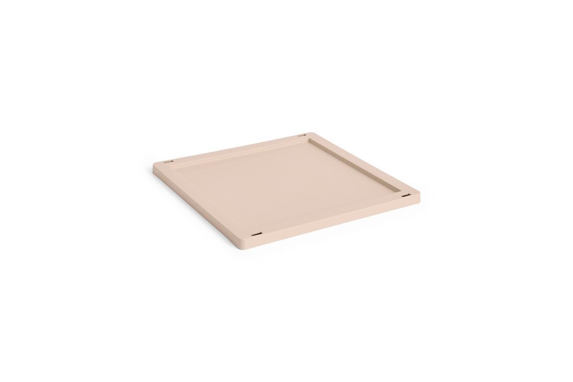 Colour Crate Plastic Square/Cube låg, M - Powder