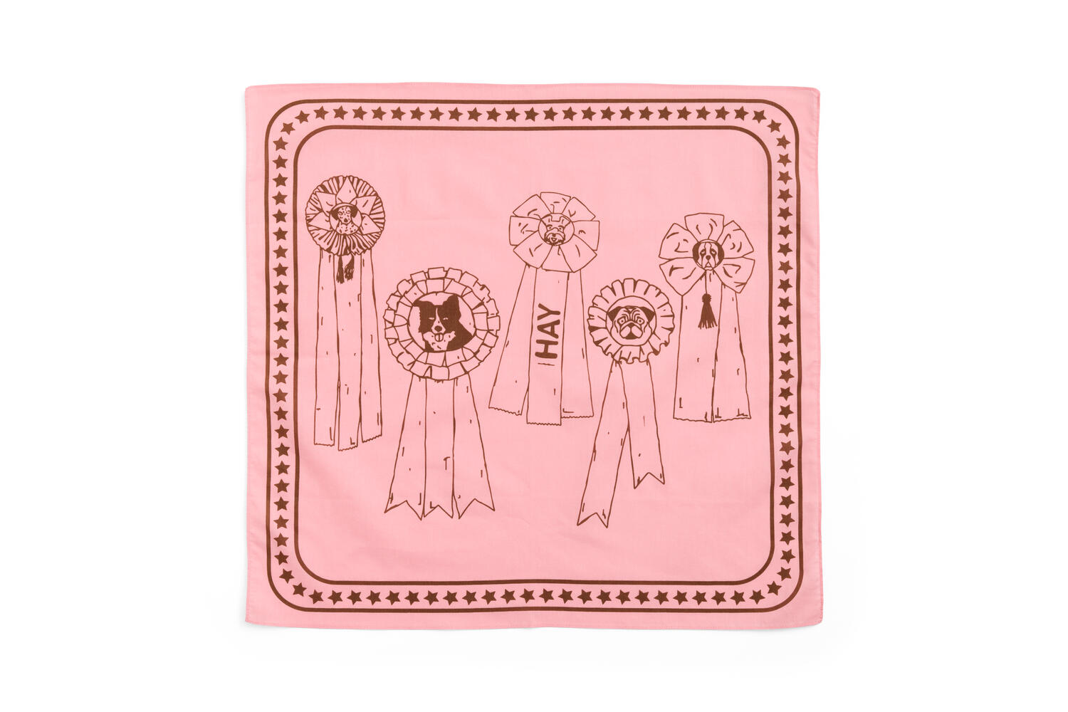 Hundebandana - pink