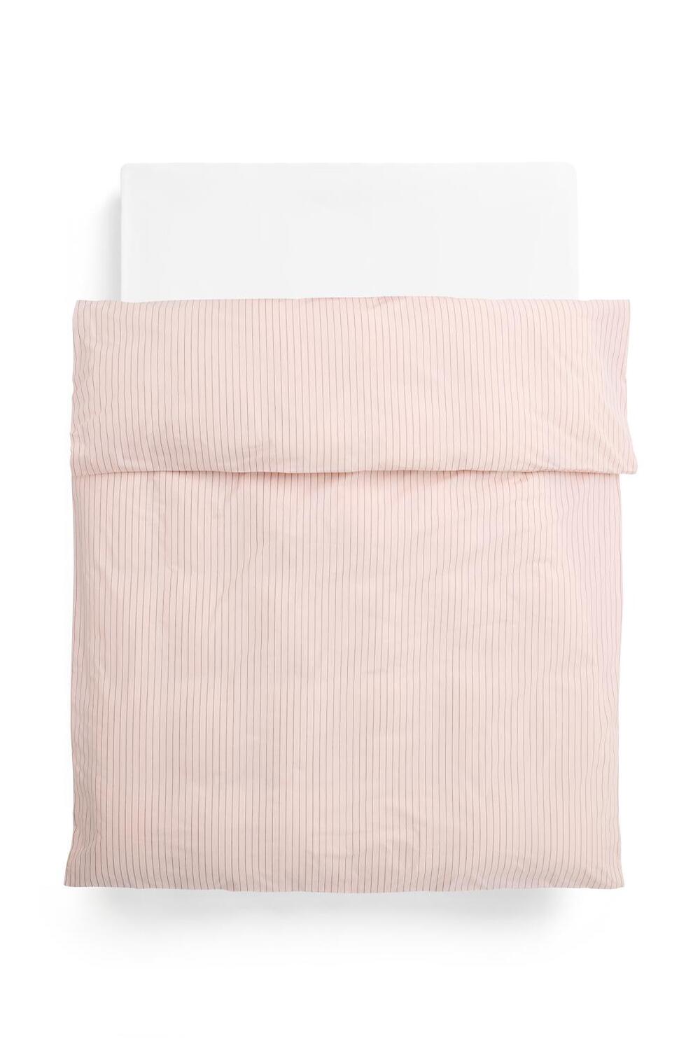 Fineline dynebetræk - Soft pink