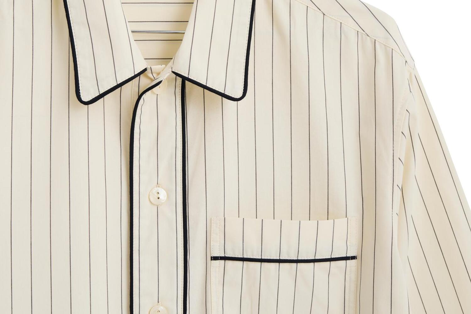 Fineline Long natkjole - Ivory
