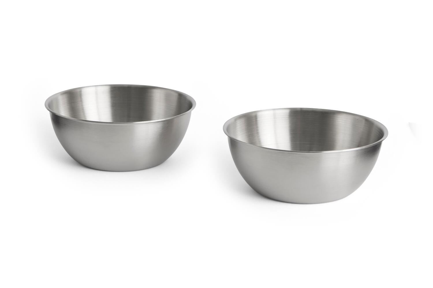 x Jasper Morrison Steel skål, Ø16 cm - 2 stk
