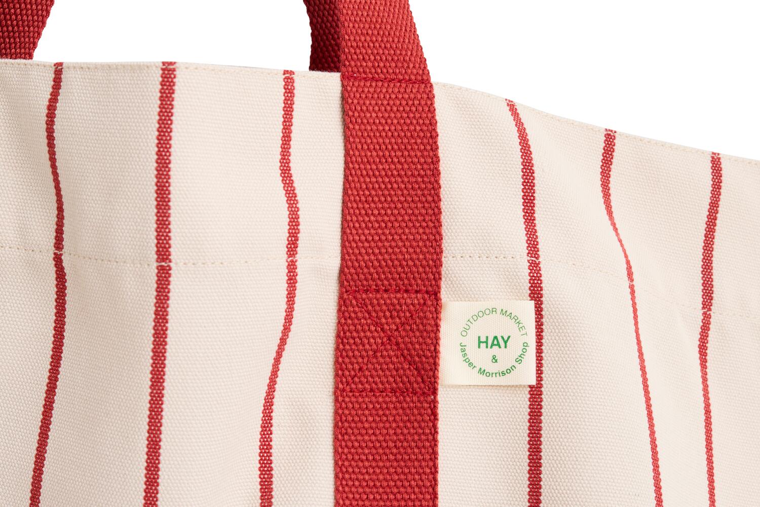 x Jasper Morrison shopper - Beige with red stripe