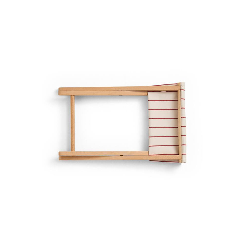 x Jasper Morrison foldeskammel - Beige with red stripe