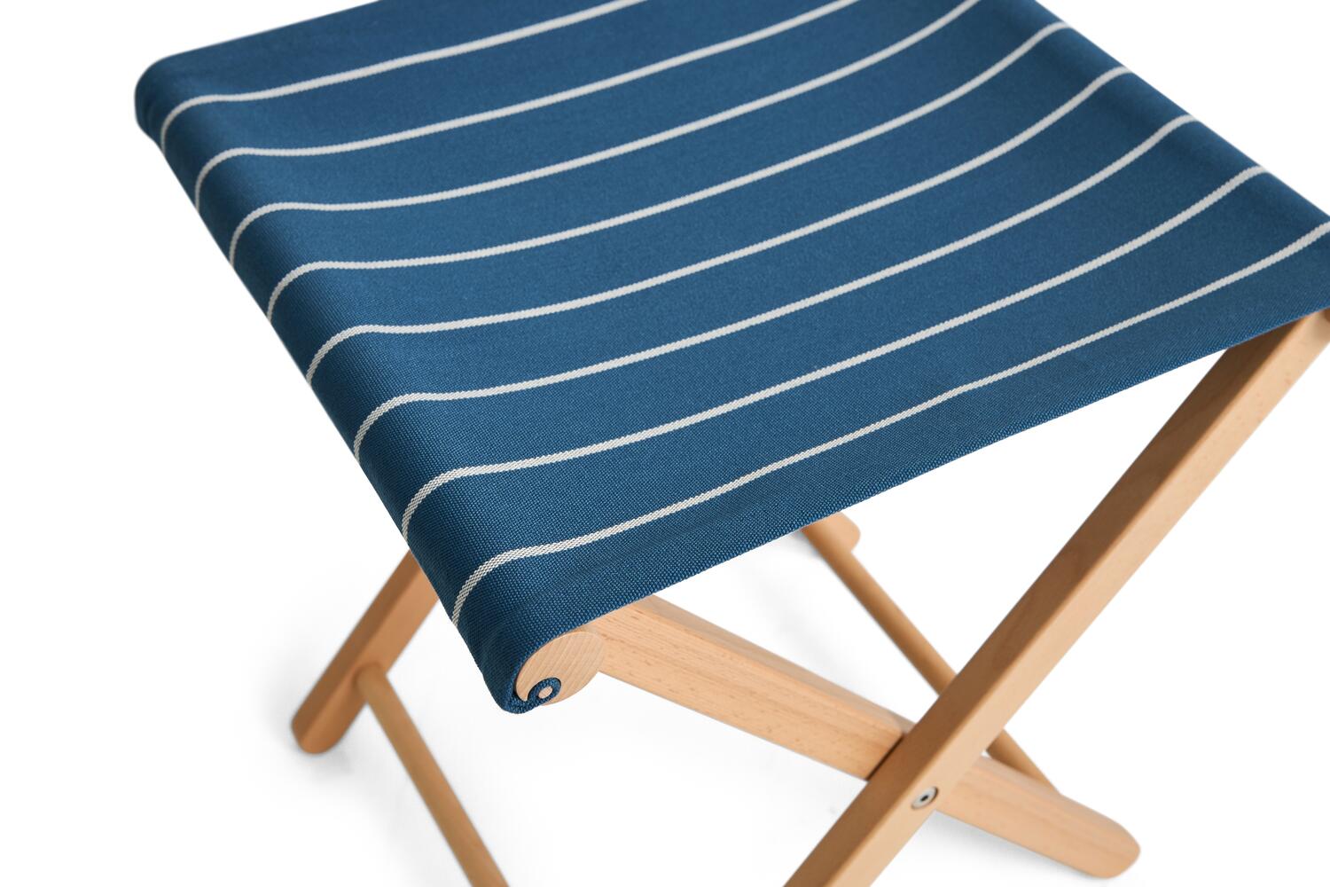 x Jasper Morrison foldeskammel - Blue with beige stripe