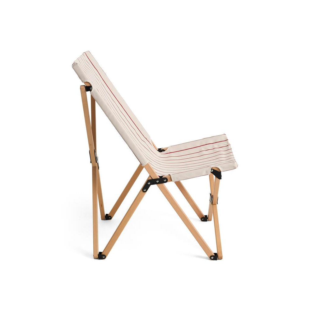 x Jasper Morrison klapstol - Beige with red stripe