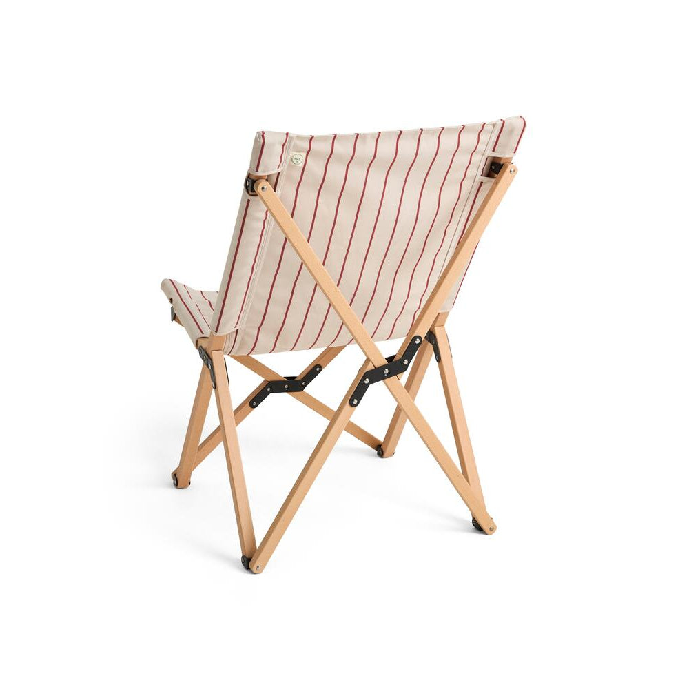 x Jasper Morrison klapstol - Beige with red stripe