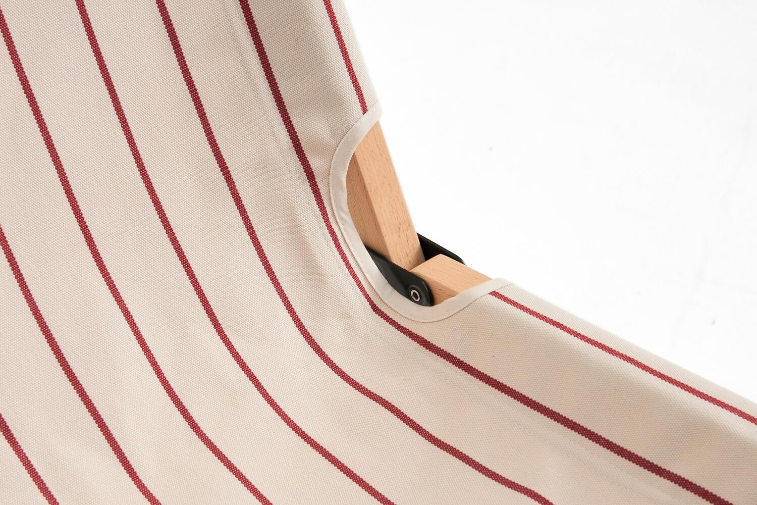 x Jasper Morrison klapstol - Beige with red stripe